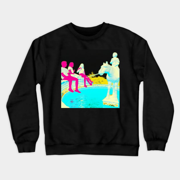 Lucy in the Sky Inspired Art Crewneck Sweatshirt by Prints Charming